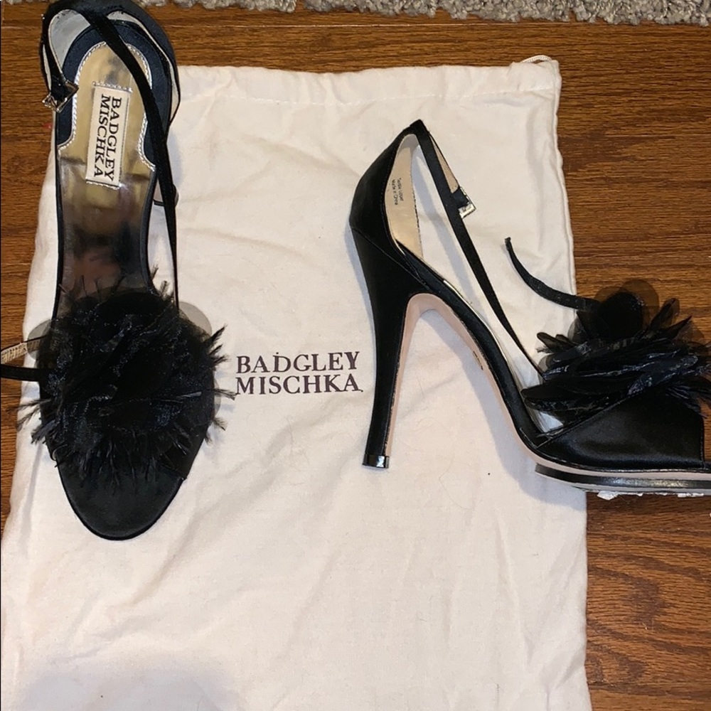 Badgley Mischka Black Heels Size 11
